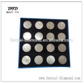 Round diamond grinding segments